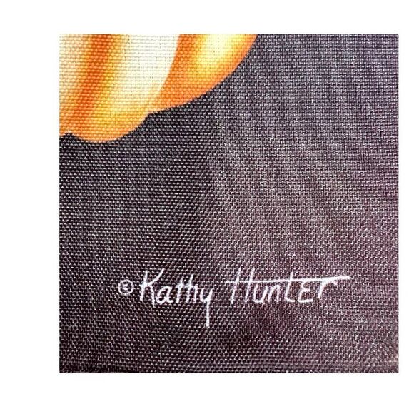 Small Garden Flag Kathy Hunter Fall Banner With A Birdhouse Sunflower Wreath - Picture 3 of 4